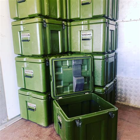 army metal box|military surplus containers with wheels.